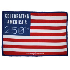 America 250 Sherpa Throw Blanket, 50" X 70"