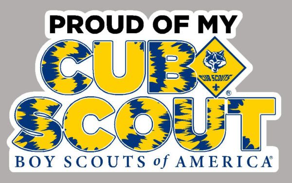 Cub Scout "Proud of My Cub Scout" Car Magnet