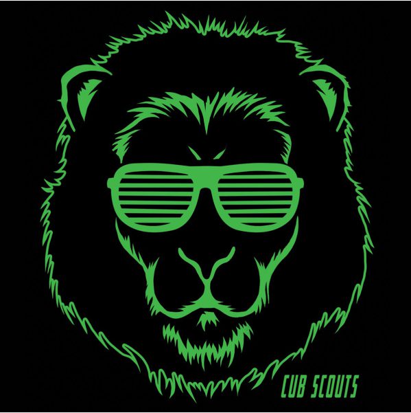 Cub Scouts Lion Rank Retro Glasses Tee Shirt, Glows in the Dark - Youth XS-M - Image 2
