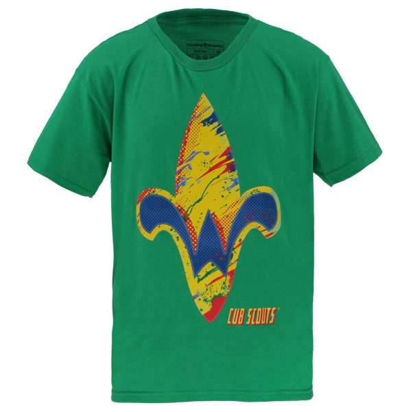 Cub Scouts Webelos Rank Retro Glasses Tee Shirt, Glows in the Dark - Youth M-XL