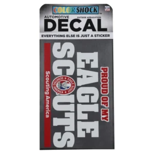 Proud of My Eagle Scouts Window Decal