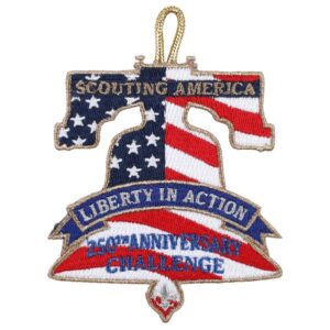 Liberty in Action 250th Anniversary Challenge Emblem