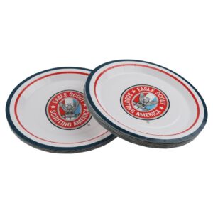 Eagle Scout Lunch Plates, 9-Inch, 25 Pack