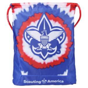 Scouting America Tie Dye String Bag
