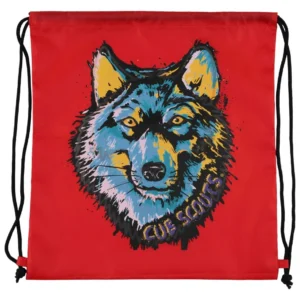 Cub Scout Wolf Rank Drawstring Bag